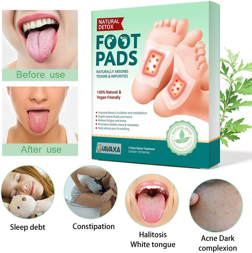 💥Buy1Get1 Free💥 Detox Foot Patch 100% Herbal ingredients [Pack of 20]